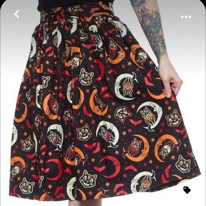 Sourpuss Clothing Over the Moon Swing Skirt